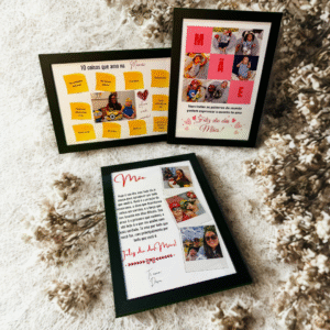 Quadro Personalizado com Fotos e Mensagens